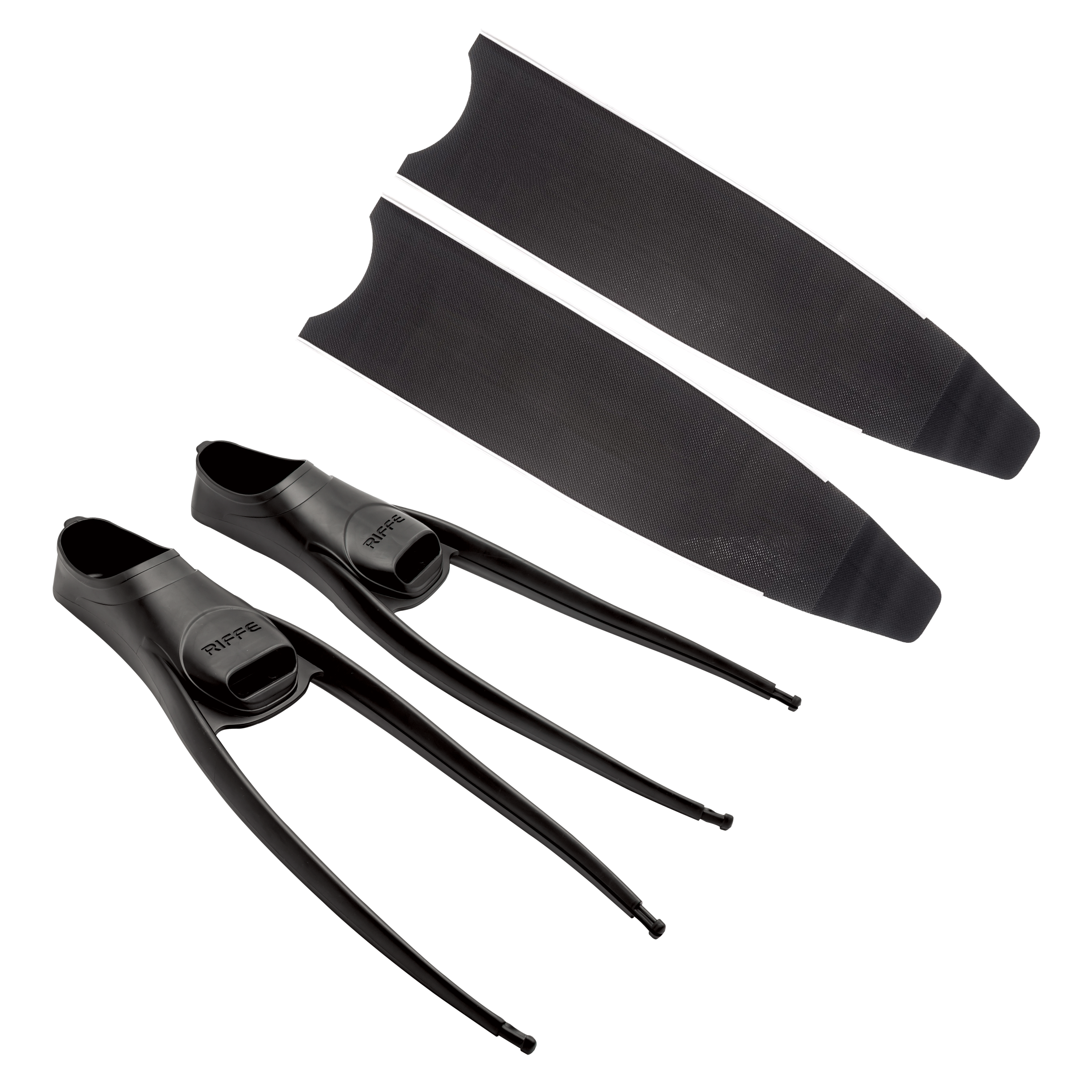 LEADERFINS Pure Carbon Soft Fin Setup