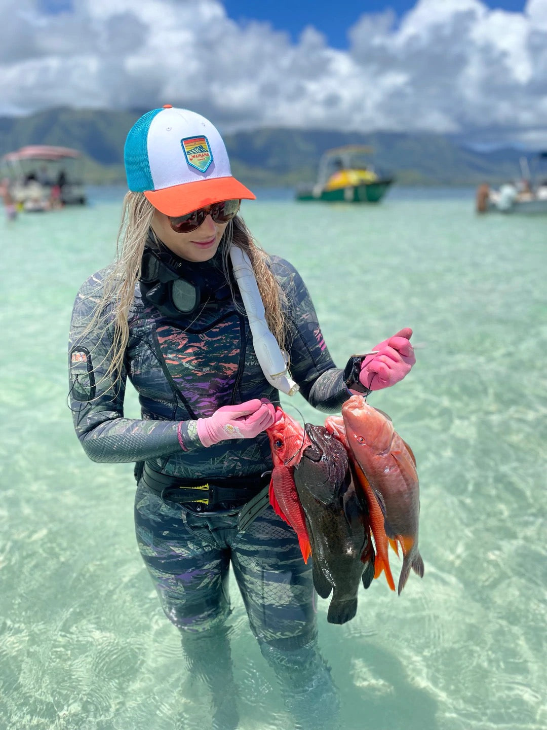 WAIHANA Womens 7.5mm Hybrid Tropicam Wetsuits