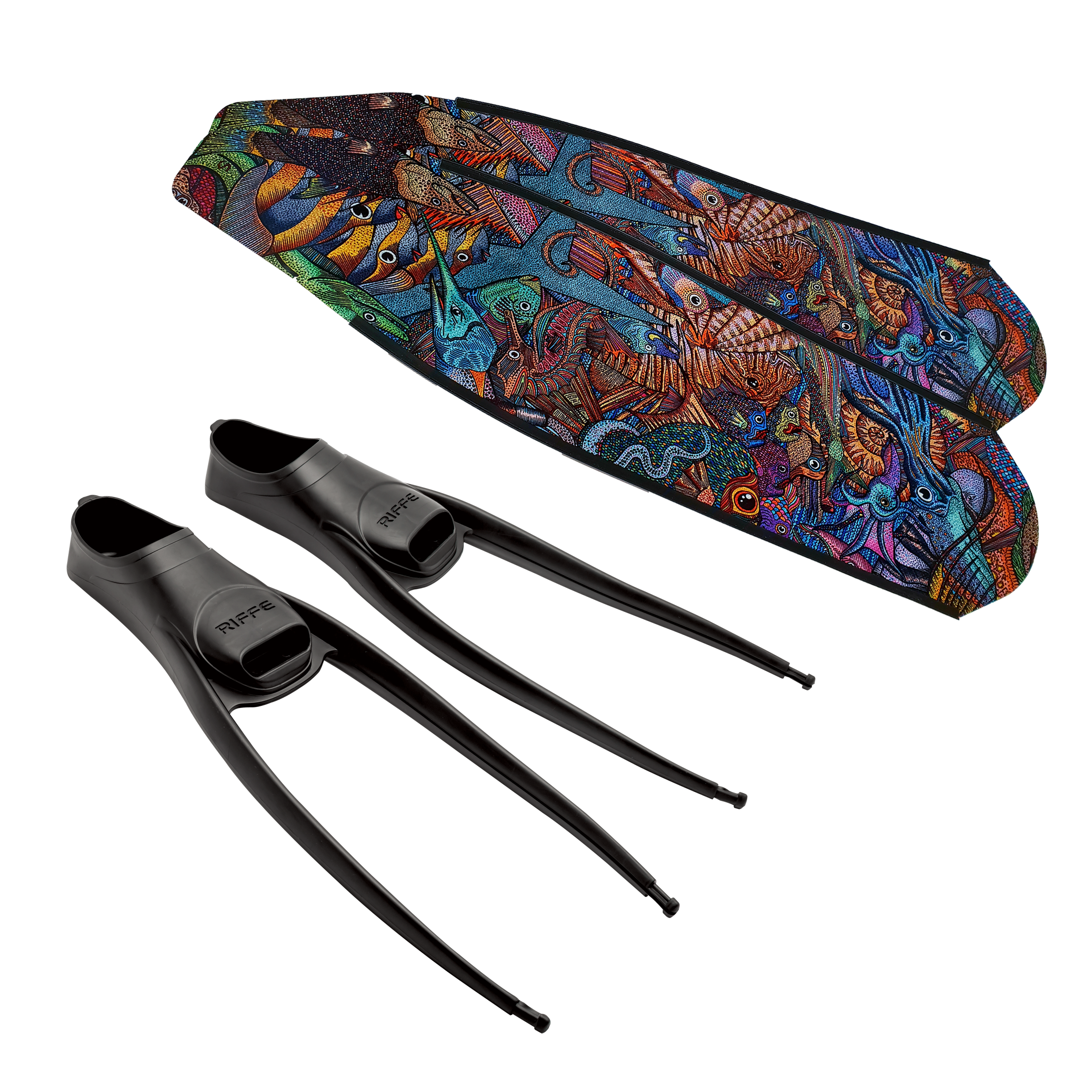 DiveR Carbon Reeflife Fin Setup