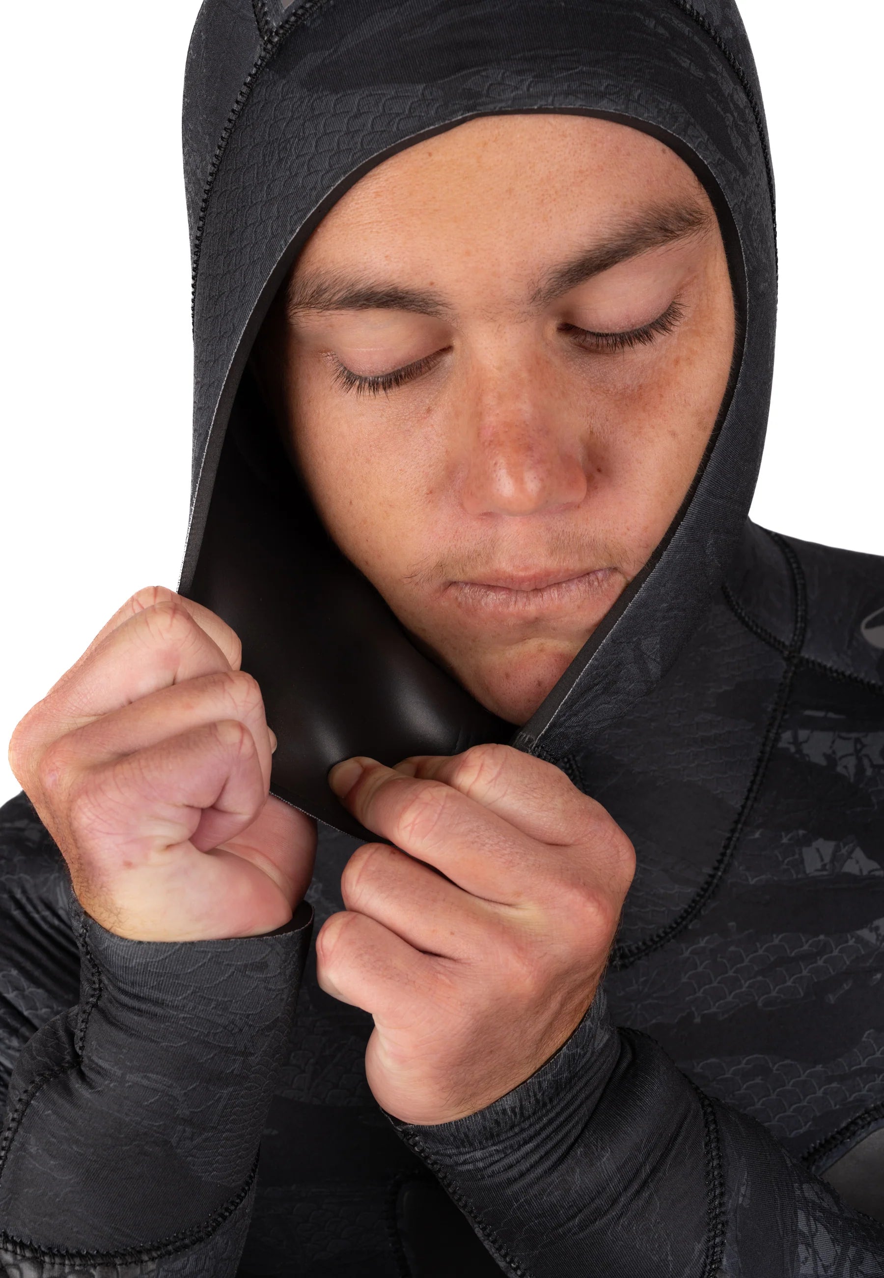 WAIHANA 7.5mm Mens Wetsuit - Tropicam Black