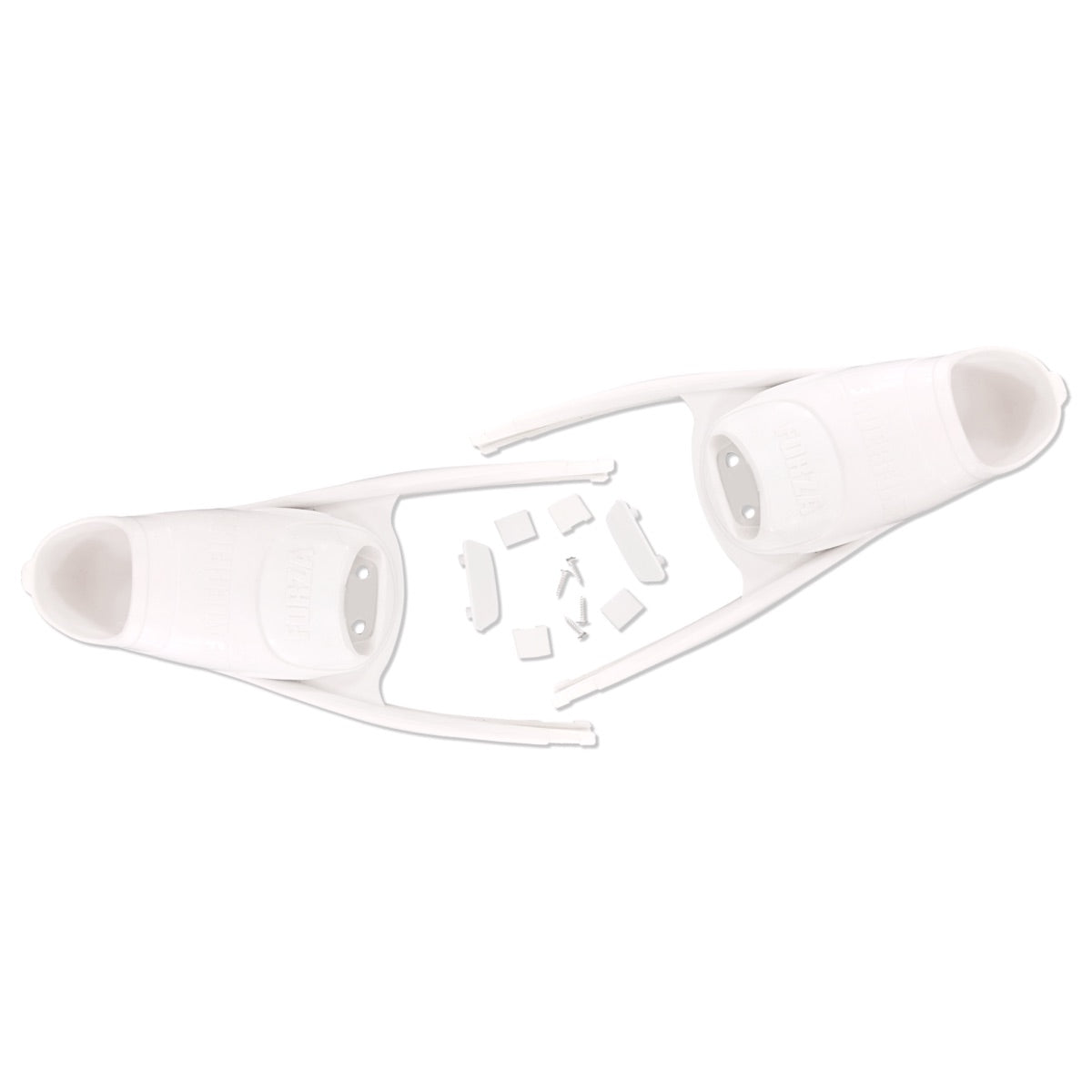 Leaderfins Forza Footpockets (White)