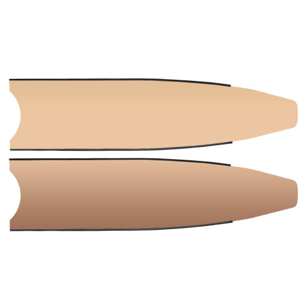 Leaderfins Gold Mirror Blades Only
